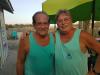 Good buddies Frank & Rick got the green memo for their Sunday attire at Coconuts.